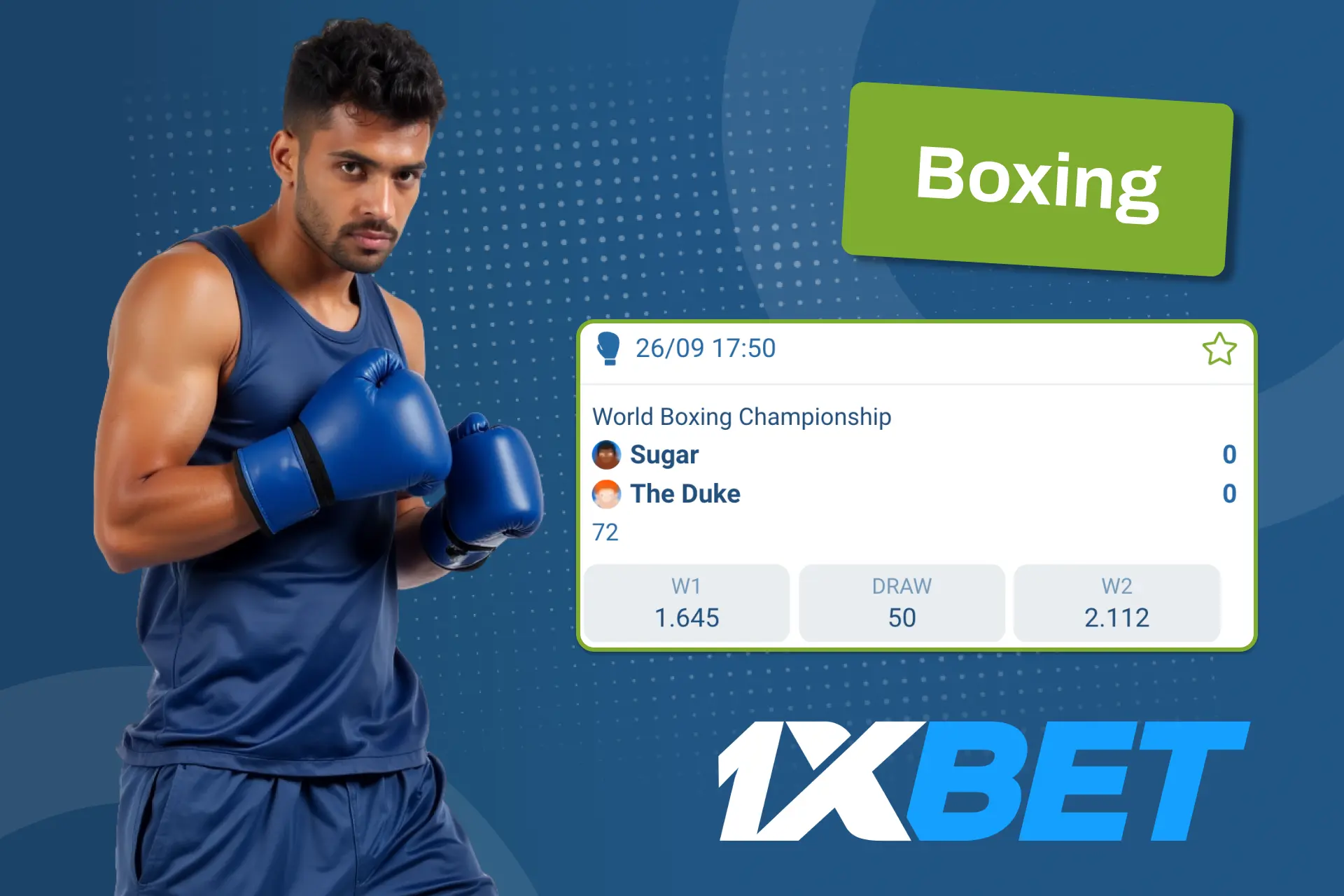 বাংলাদেশের অফিসিয়াল 1xBet ওয়েবসাইটে বক্সিং নিয়ে বাজি ধরুন।