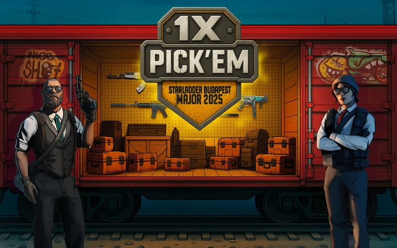 Join 1xBet 1xPick'Em to predict the Budapest Major 2025 standings and earn a free bet for correct picks.