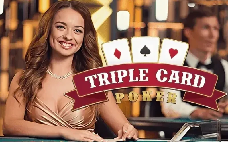 Play 1x Triple Card Poker by Evolution on 1xBet with fast hands.