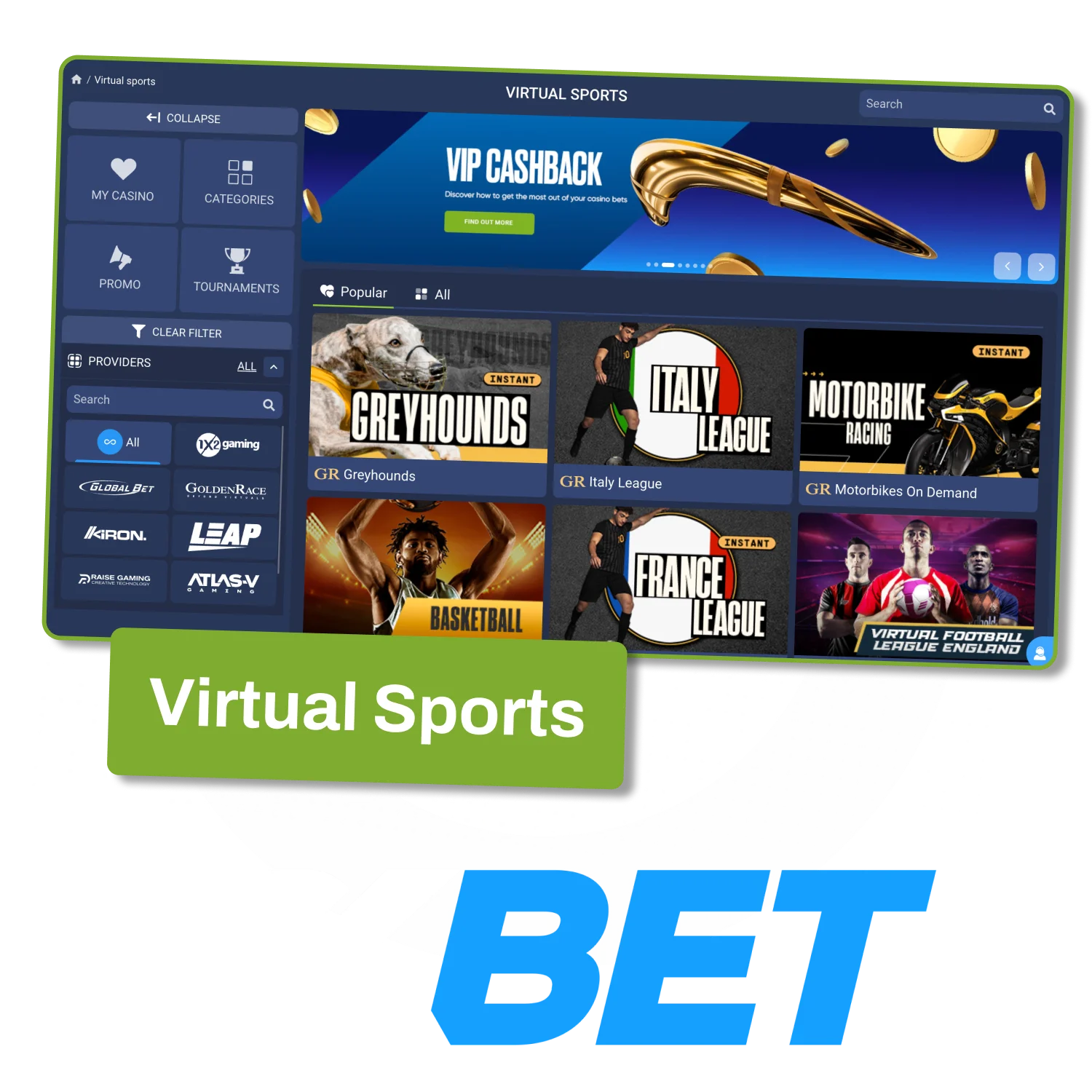 Bet on fast virtual sports at 1xBet Bangladesh and get results in minutes.