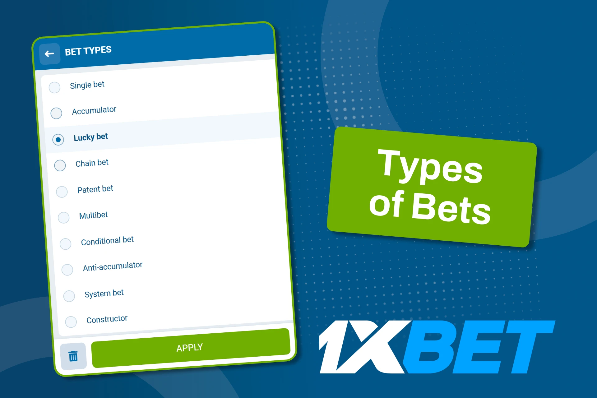 Try various baseball betting formats at 1xBet and enjoy more control over your stakes.