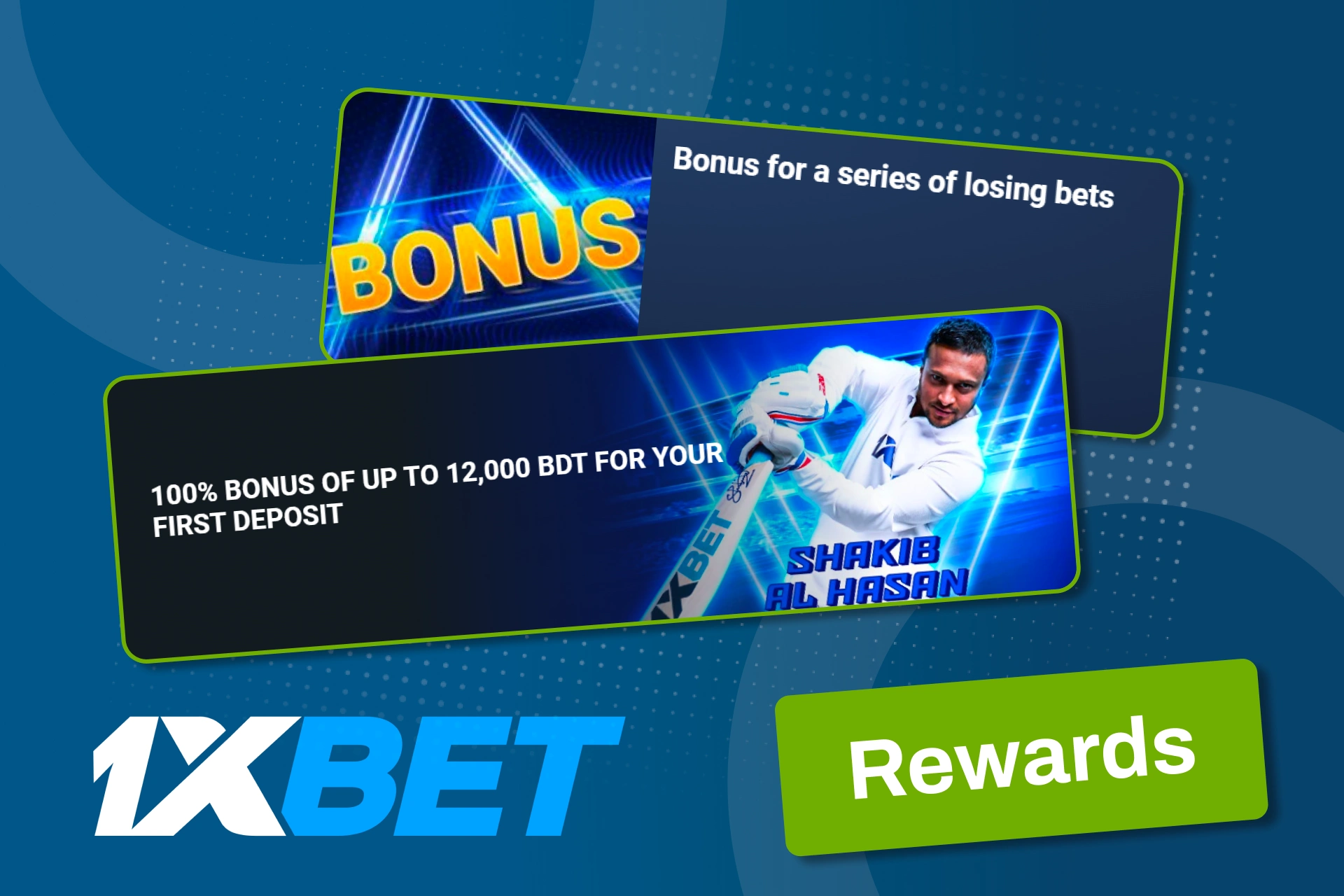 1xBet-এ নতুন এবং নিয়মিত খেলোয়াড়দের জন্য নমনীয় পুরস্কার আবিষ্কার করুন।