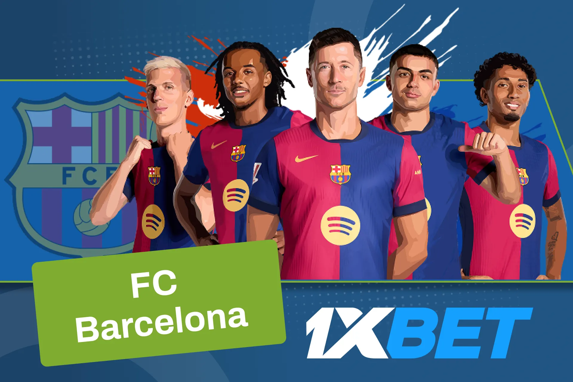 Support legendary football moments with 1xBet and follow Barcelona in top competitions.